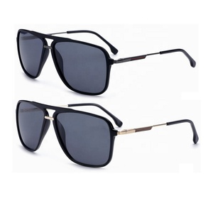 Polarized Ultra Slim Dual Bridge Aviator Sunglasses