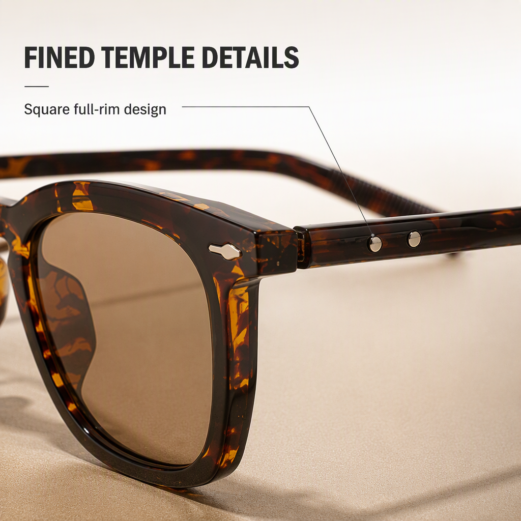 Unique High-quality Polarized TAC Lenses TR90 Frame Unisex Sunglasses for Adults Comfortable Lightweight % UV Protection