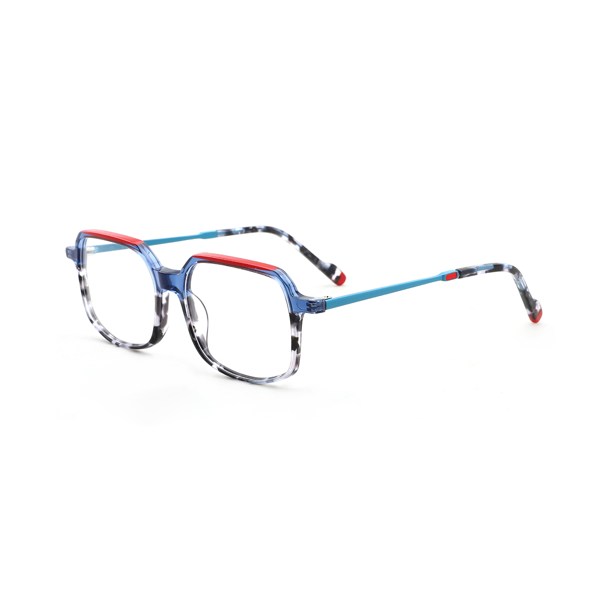 Fashion Acetate Eyeglasses Frames Women Retro Transparent Gradient Color Optical Frames Wholesale
