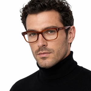 Acetate Optical Frame Rectangular Eyeglasses Daily Use Multi Color