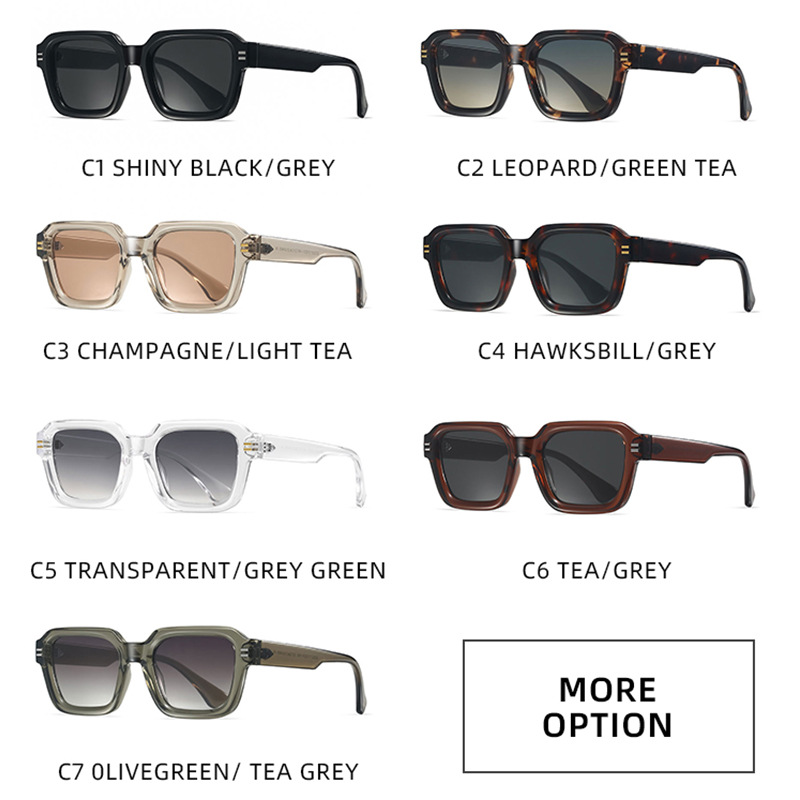 TR Square New Sunglasses Trendy High Quality Polarized Premium Unisex Bulk Designer Uv400 Luxury Ladies Sunglasses Women Vintage