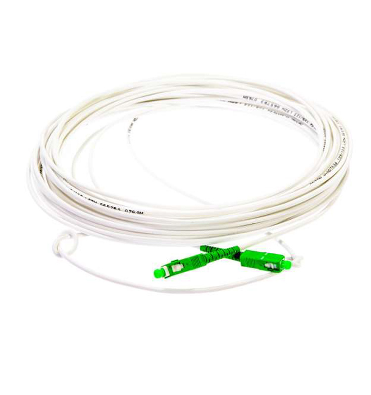 FTTH 3.0mm G657A2 White Optic Fiber Cable Jumper 1.5m 2m SCAPC Cordon De Raccordement Fibre Optique Communication Cables