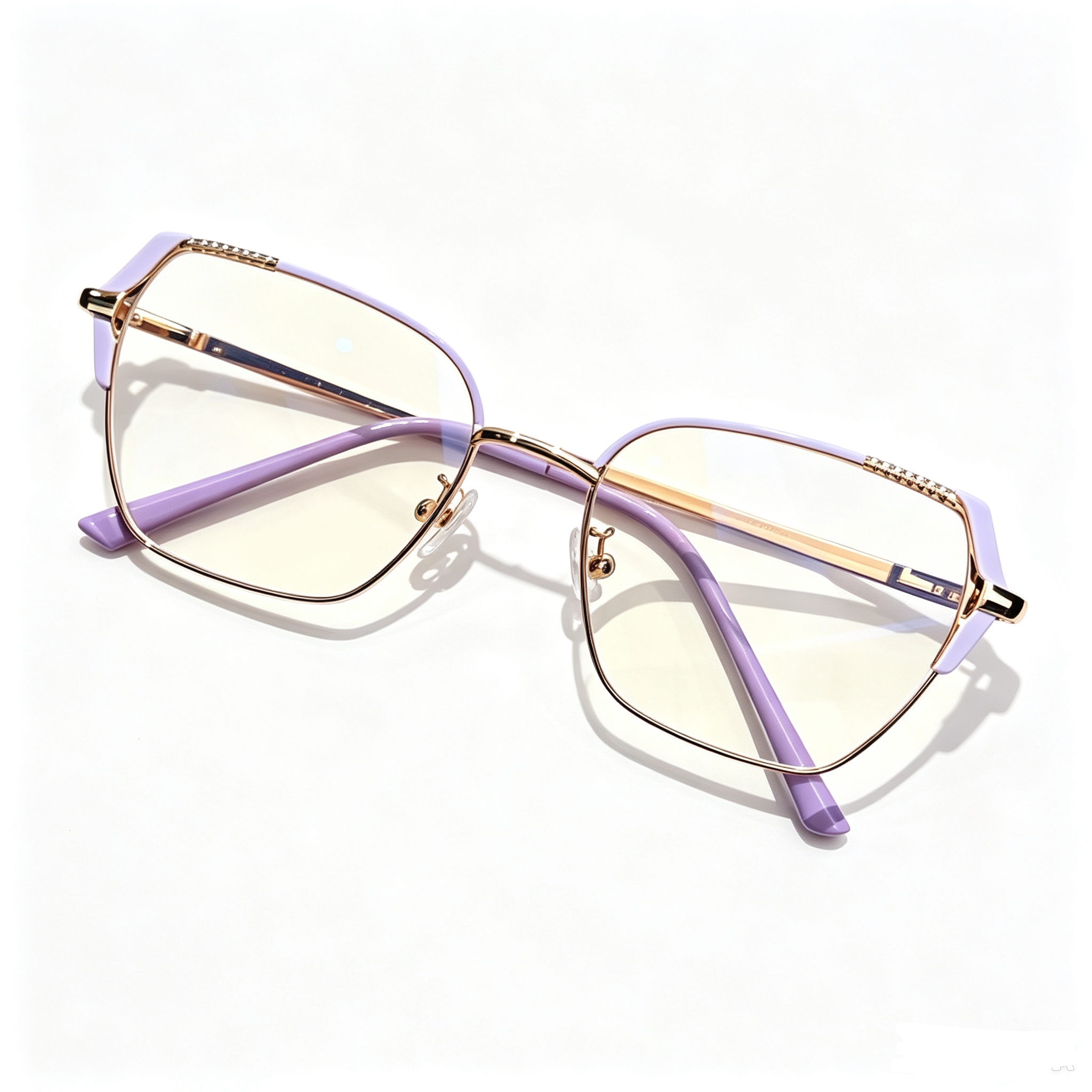 Fashion Women cat eye Metal Optical Frames Multi color Full Rim Prescription Eyeglasses Wholesale