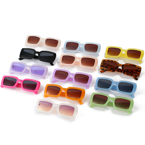 Retro Vintage Small Rectangle Sunglasses Women