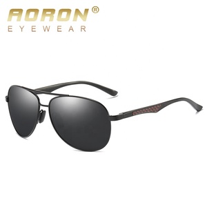 Aoron A554 Vintage Polarized Pilot Sunglasses