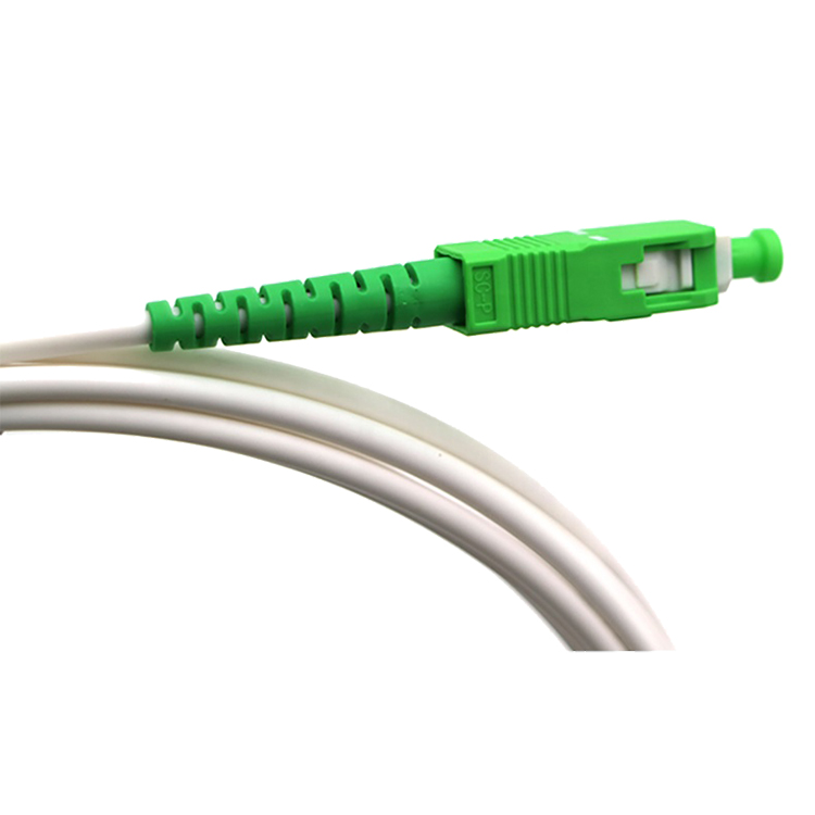 FTTH 3.0mm G657A2 White Optic Fiber Cable Jumper 1.5m 2m SCAPC Cordon De Raccordement Fibre Optique Communication Cables