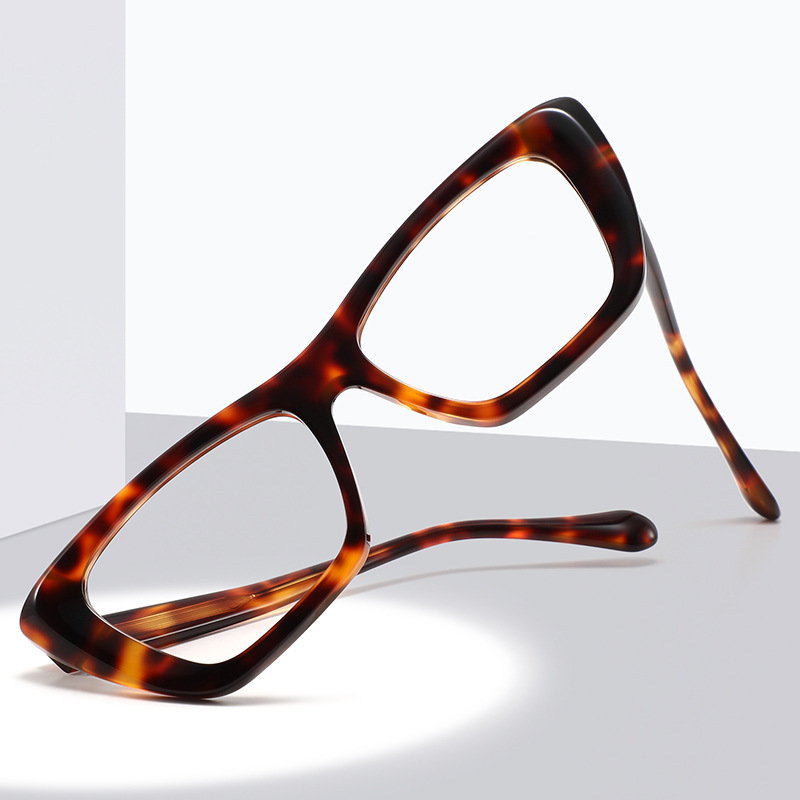 FEROCE Rectangular Cat Eye Acetate Eyewear Frame Optical Wholesale Eyeglasses New Spectacles Design Frames
