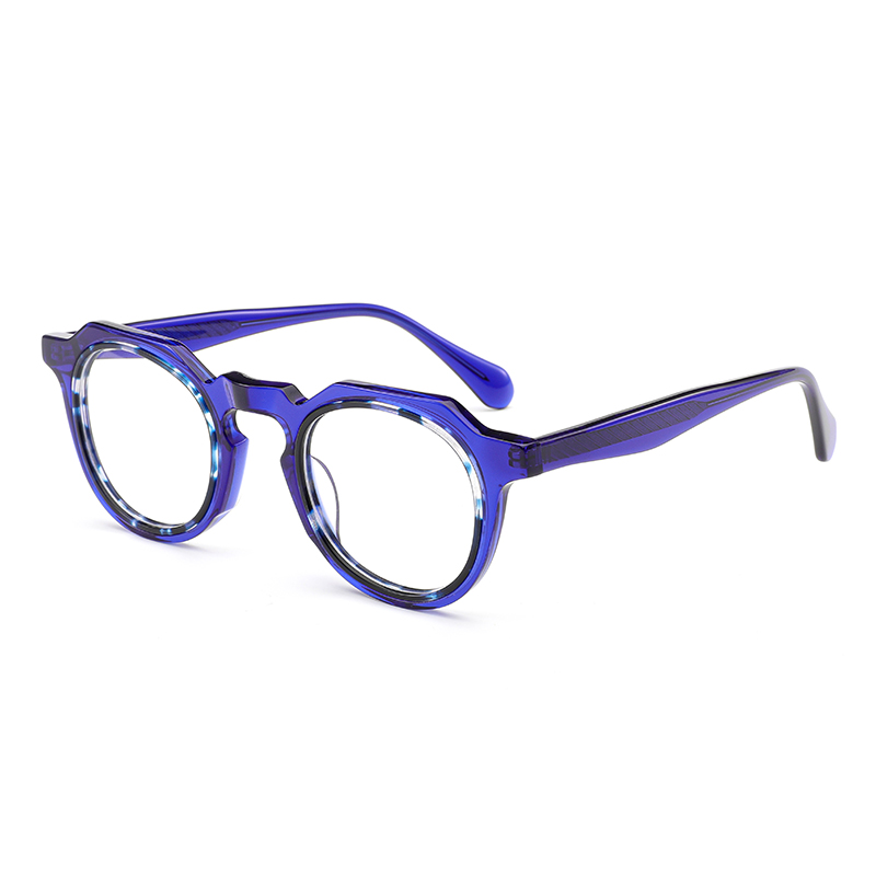 Wholesale Optical Glasses Acetate Frame Spectacle Frames Diamond Face Shape Match for Men and Women