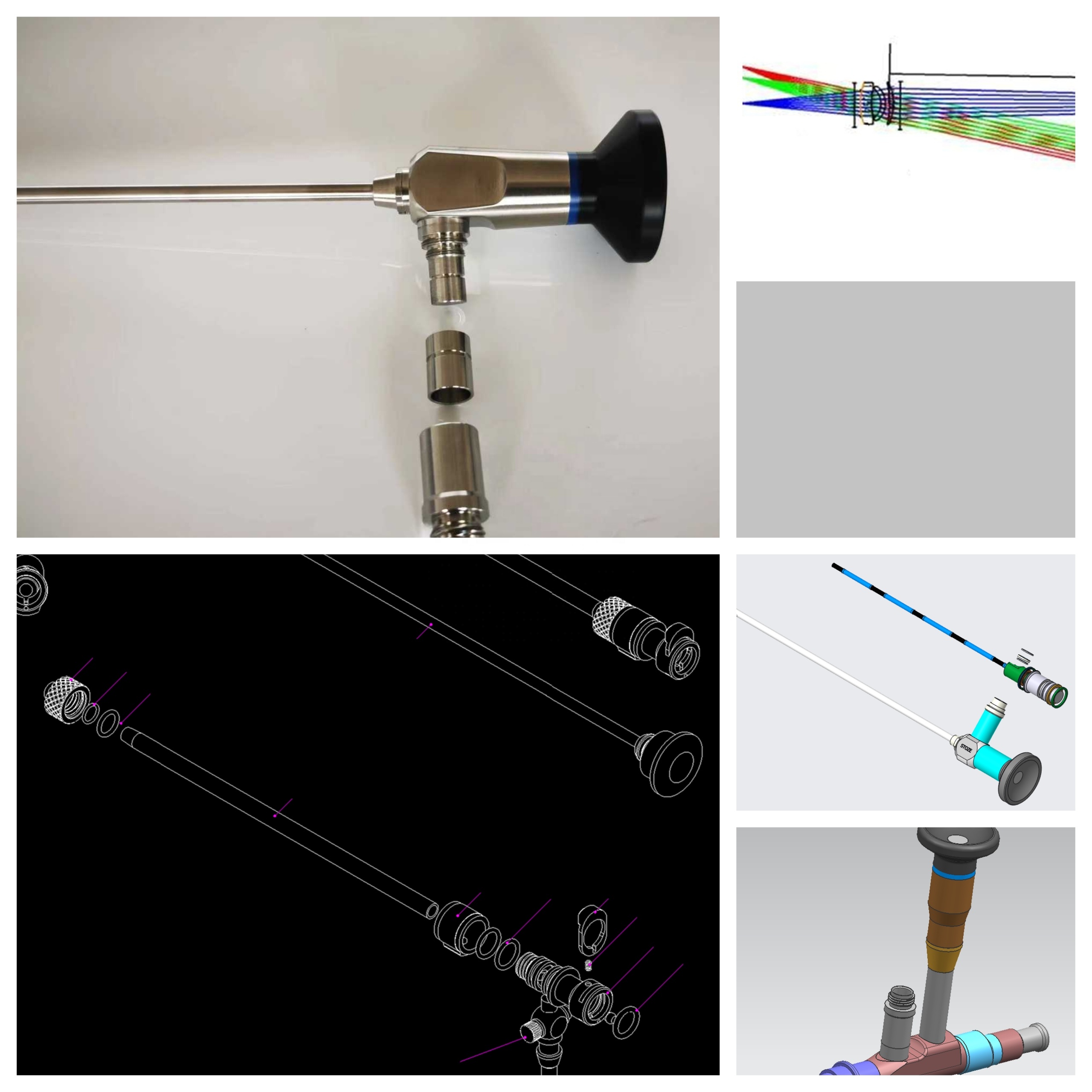 Good Selling Customized 6.50*50.6mm Optical Lenses Medical Endoscope Lens for Medical Laparoscope