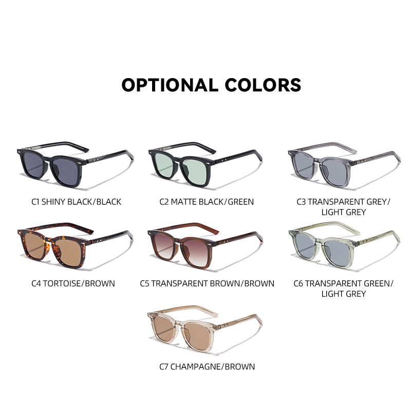 Unique High-quality Polarized TAC Lenses TR90 Frame Unisex Sunglasses For Adults Comfortable Lightweight % UV Protection