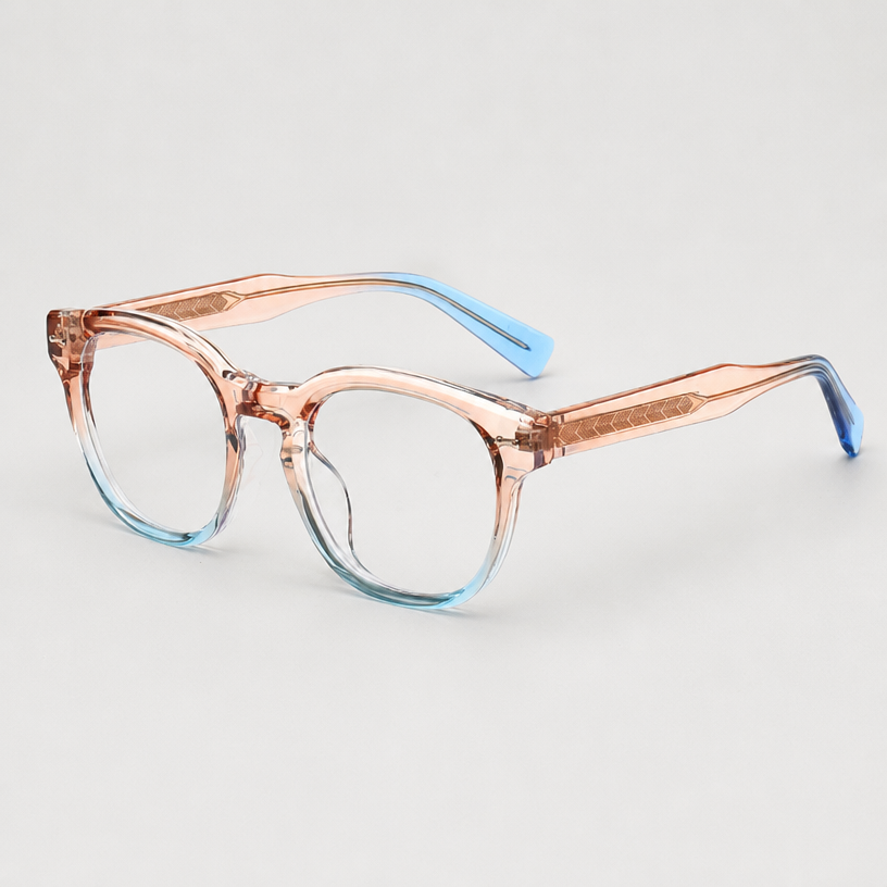 Acetate TR90 Optical Eyeglass Frames Unisex Lightweight Durable Eyewear Wholesale Supplier Custom Logo OEM Service