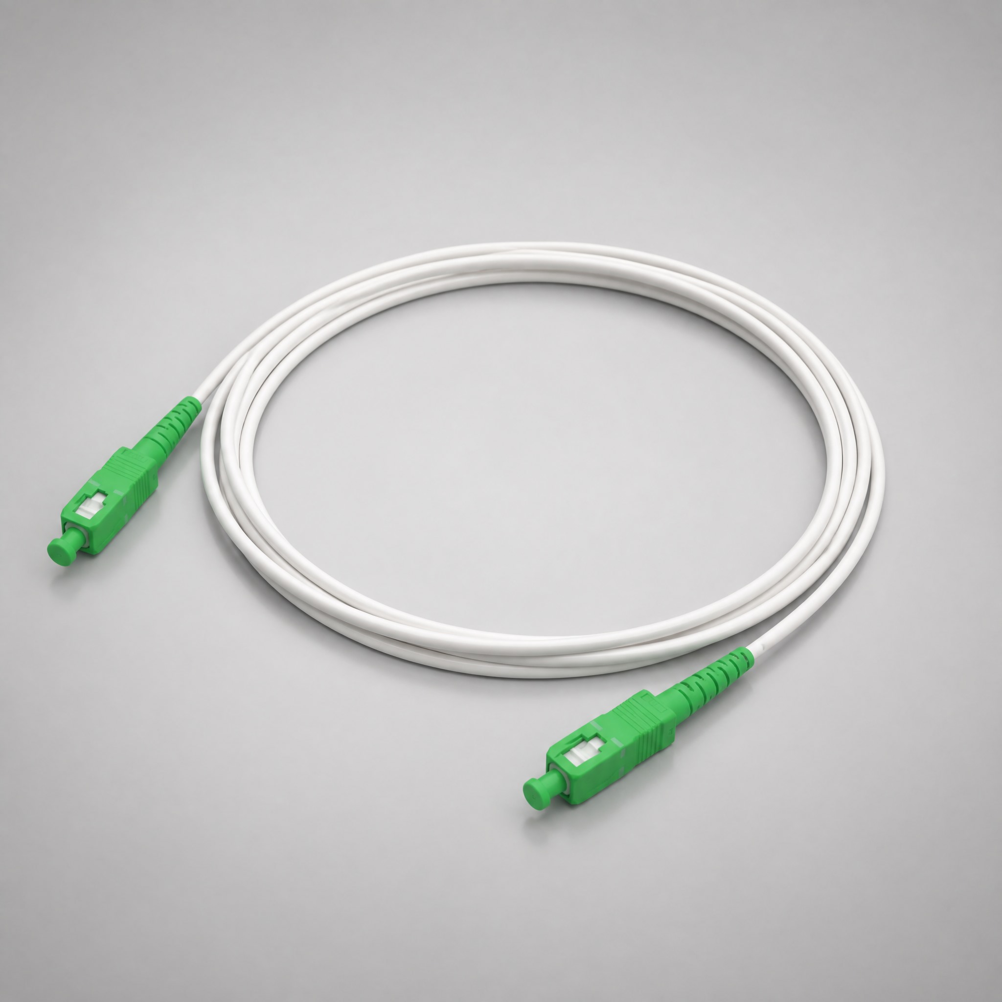 FTTH 3.0mm G657A2 White Optic Fiber Cable Jumper 1.5m 2m SCAPC Cordon De Raccordement Fibre Optique Communication Cables