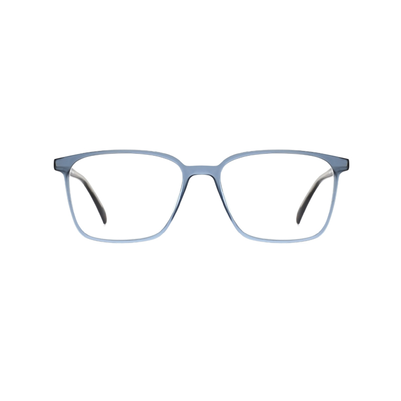 High Quality OEM ODM Fashion ECO BIO Unisex Square Lightweight Spectacle Glasses Frames Acetate Optical Eyeglasses