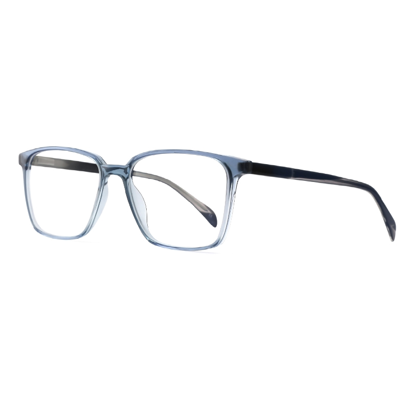 High Quality OEM ODM Fashion ECO BIO Unisex Square Lightweight Spectacle Glasses Frames Acetate Optical Eyeglasses