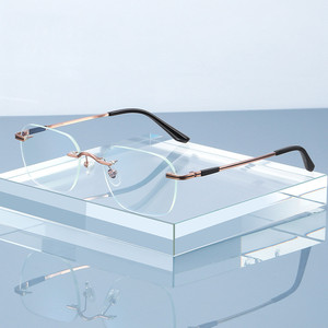 Rimless Flexible Titanium Frame