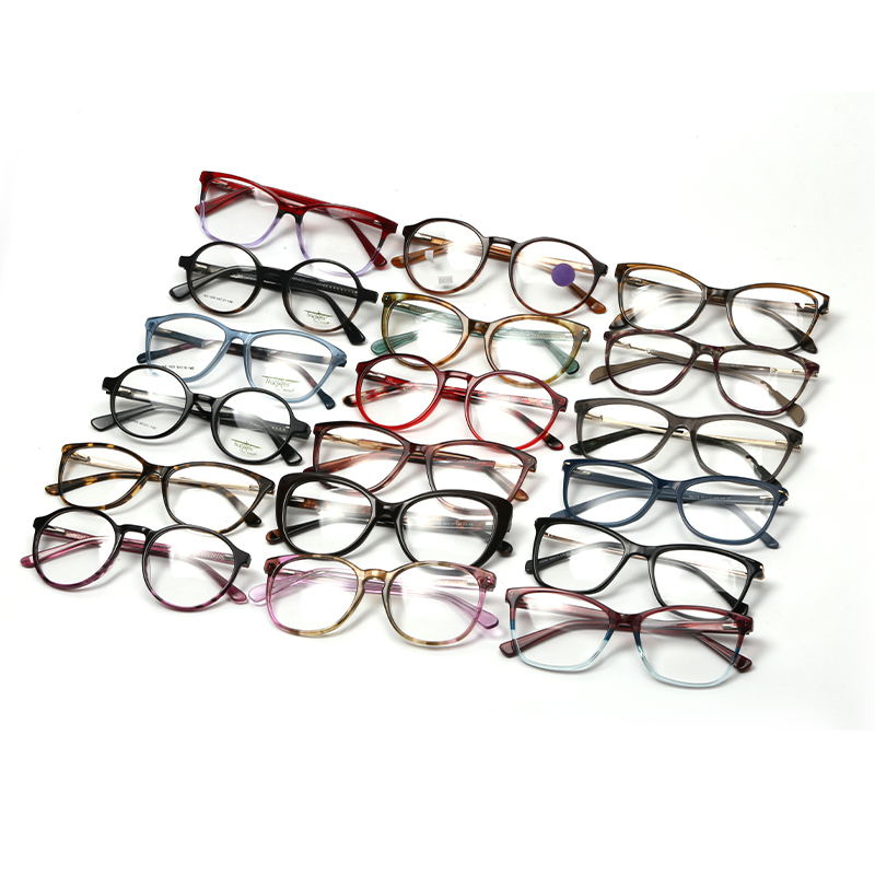 Cheap Price Wholesale Assorted Ready Made Mixed Eyewear Glasses Stock Acetate Optical Eyeglasses Frames