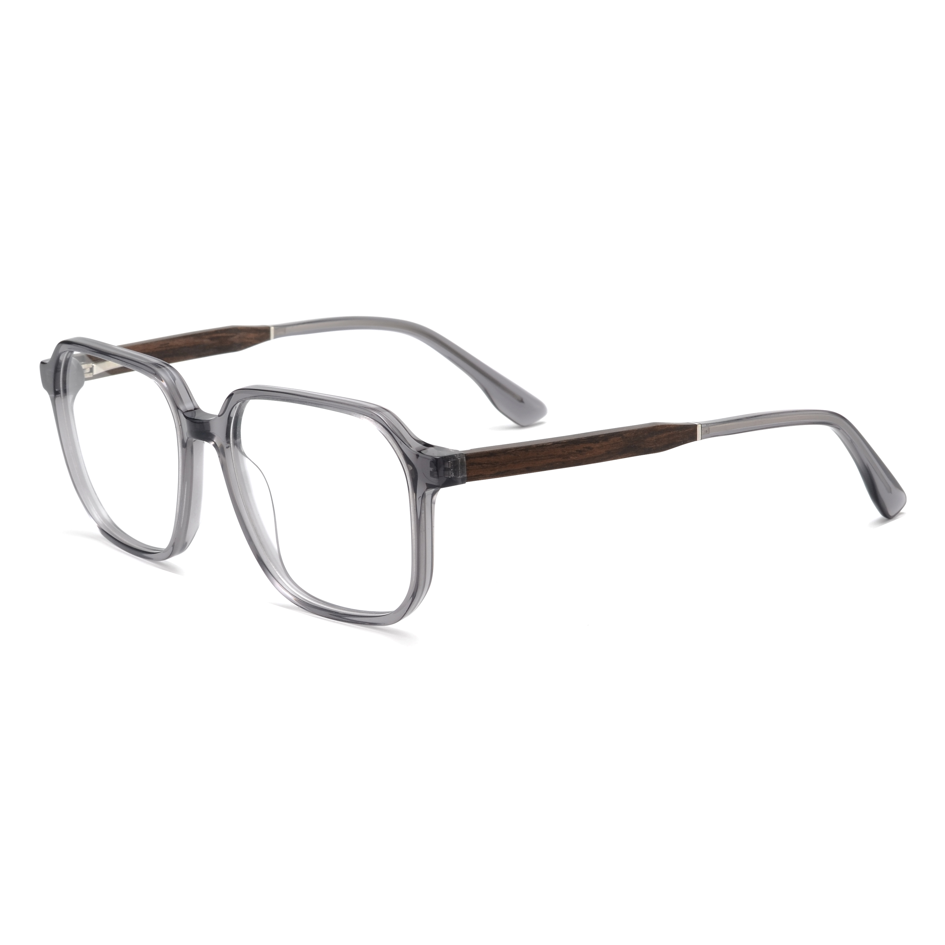 Low MOQ Pure Handmade Trendy Square Acetate Optical Frames Adults Factory Price