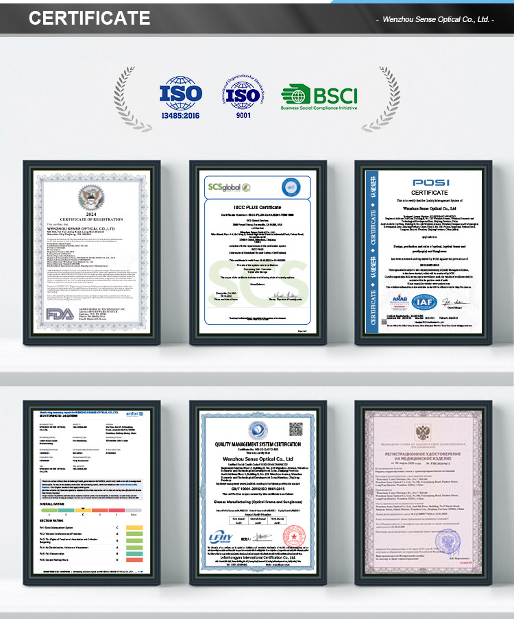 International Quality Certifications