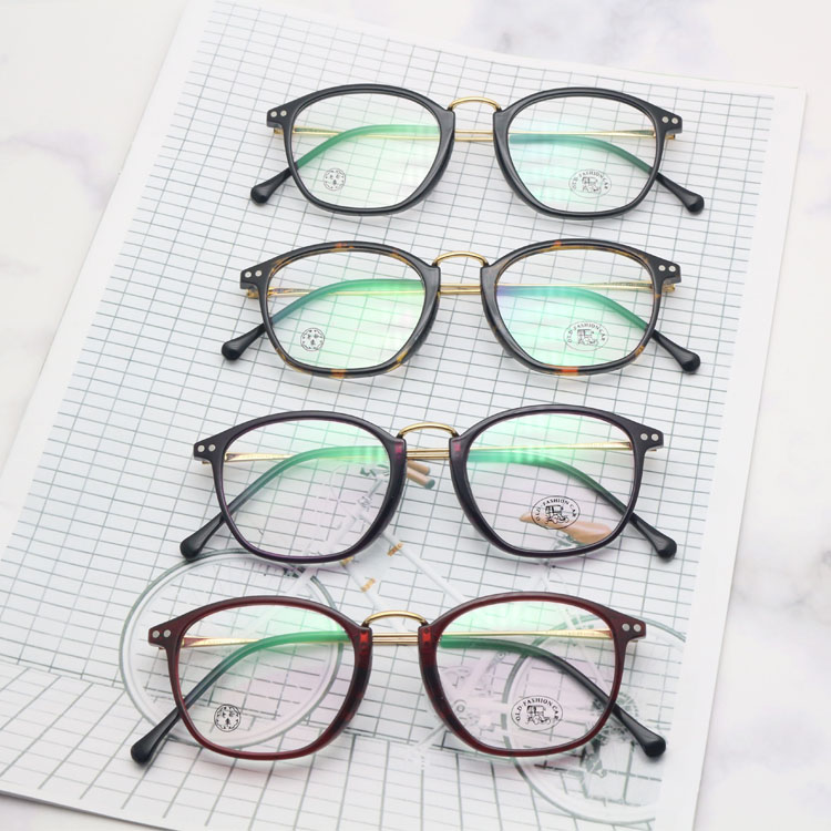 Wholesale Various Inexpensive Eyeglass Frames TR90 Stock Ready Made Optical Glasses Mixed Eyeglass Frames Stock