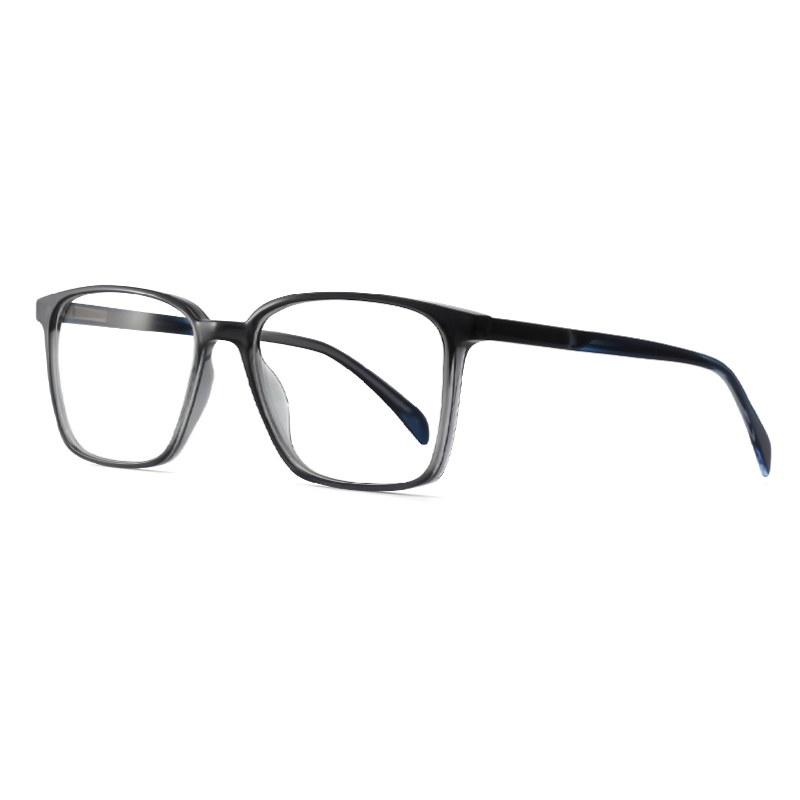 High Quality OEM ODM Fashion ECO BIO Unisex Square Lightweight Spectacle Glasses Frames Acetate Optical Eyeglasses