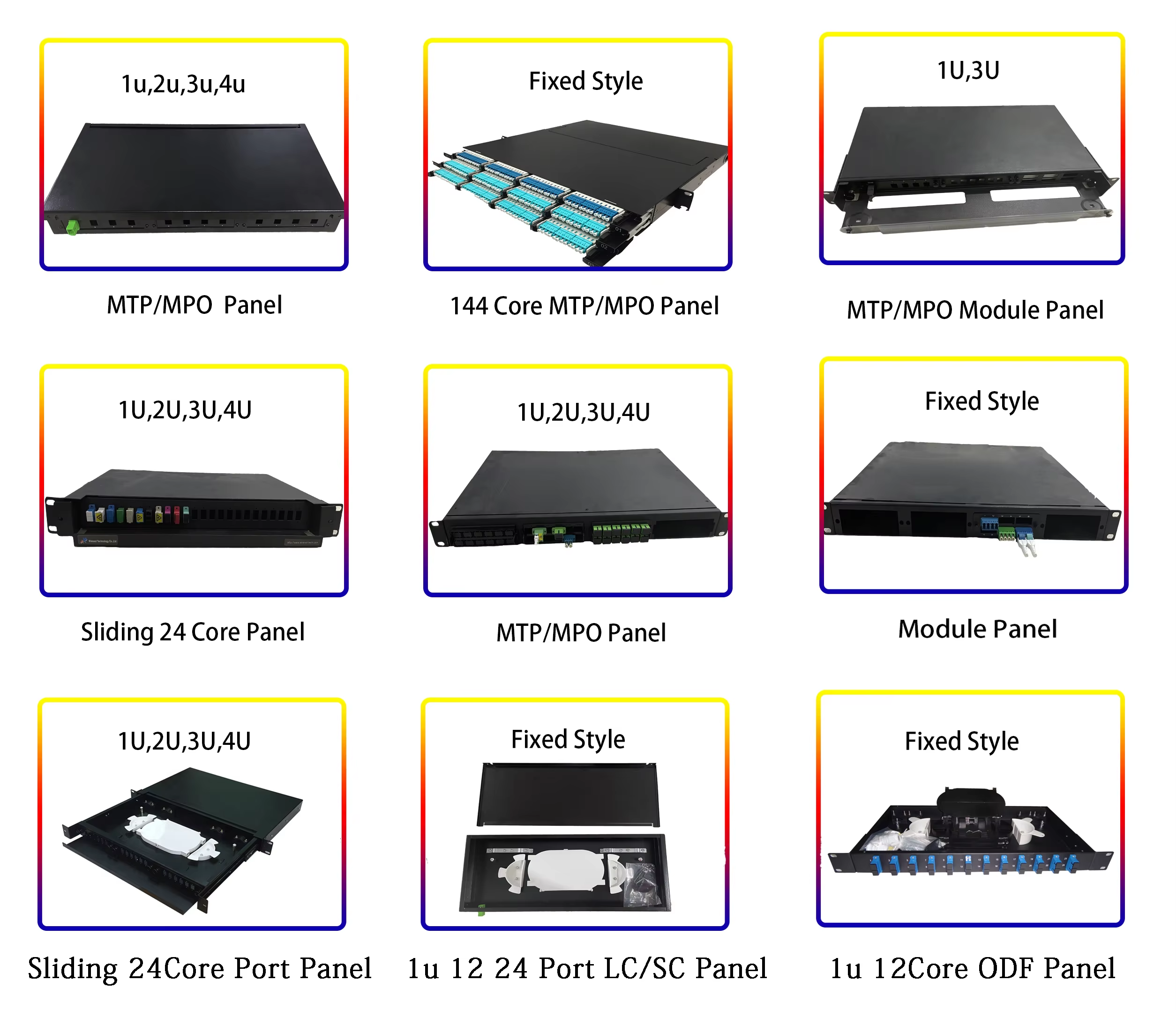 Fiber Optic Patch Panel Assembly