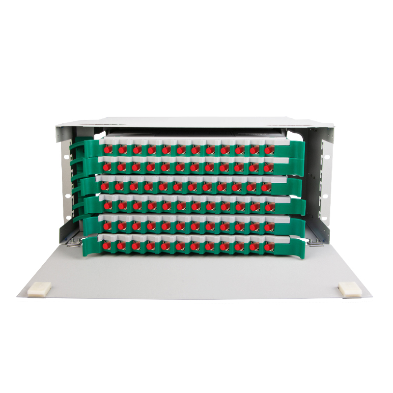 144 CORES 5G OPTICAL DISTRIBUTION FRAMES with SC/APC UNIT ODF JUNCTION TRAY FULL LOADED