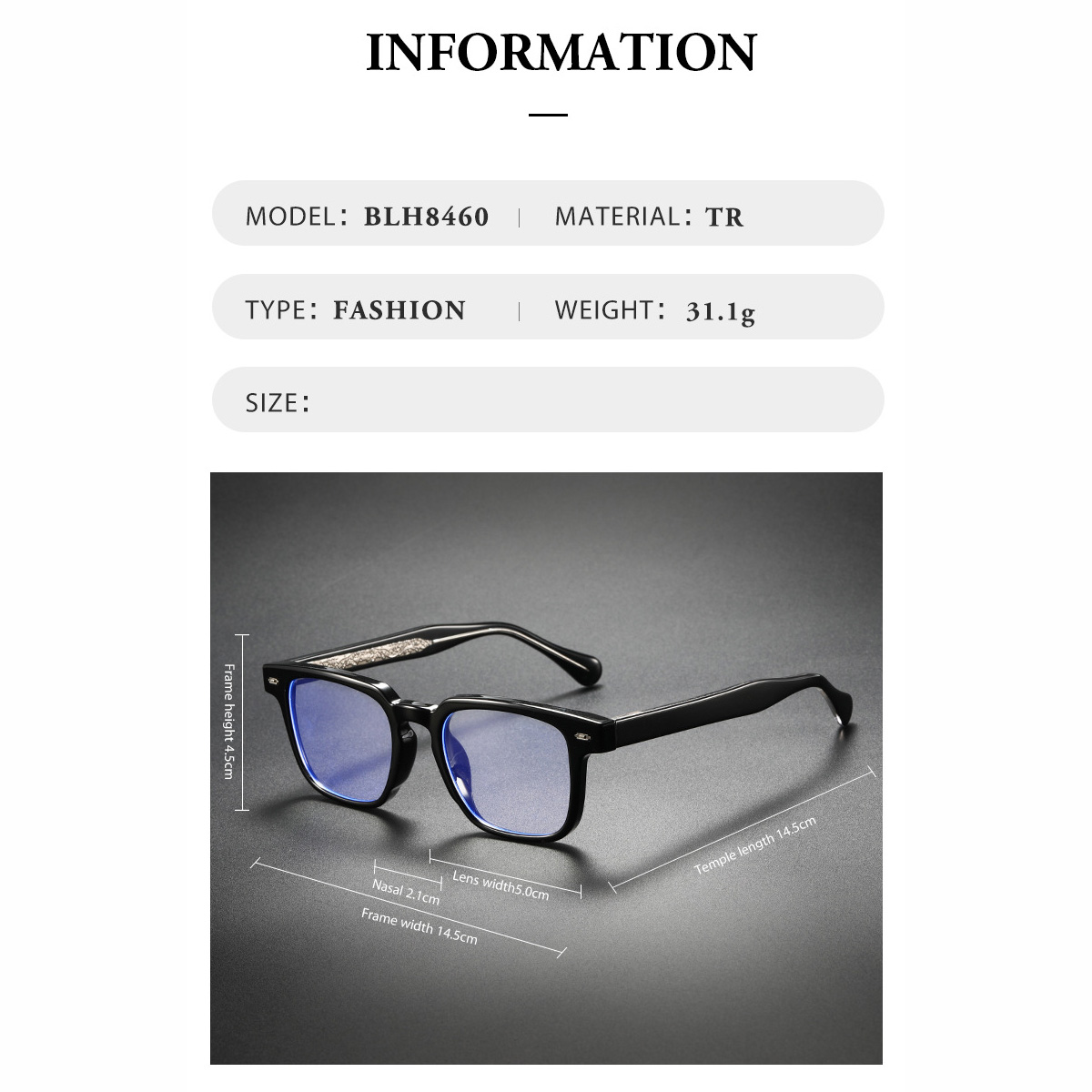 Sunray Wholesale Anti Blue Light Blocking Glasses Men Women Custom Logo Wholesale Flexible Lightweight TR90 Eyeglasses Frame