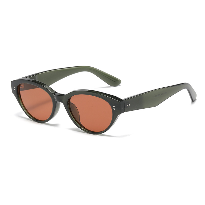 2026 Vintage Retro Cat Eye Full Rim Unisex Lightweight UV380 PC Non Polarized Fashion Sunglasses Hip Hop Daily Party Wholesale