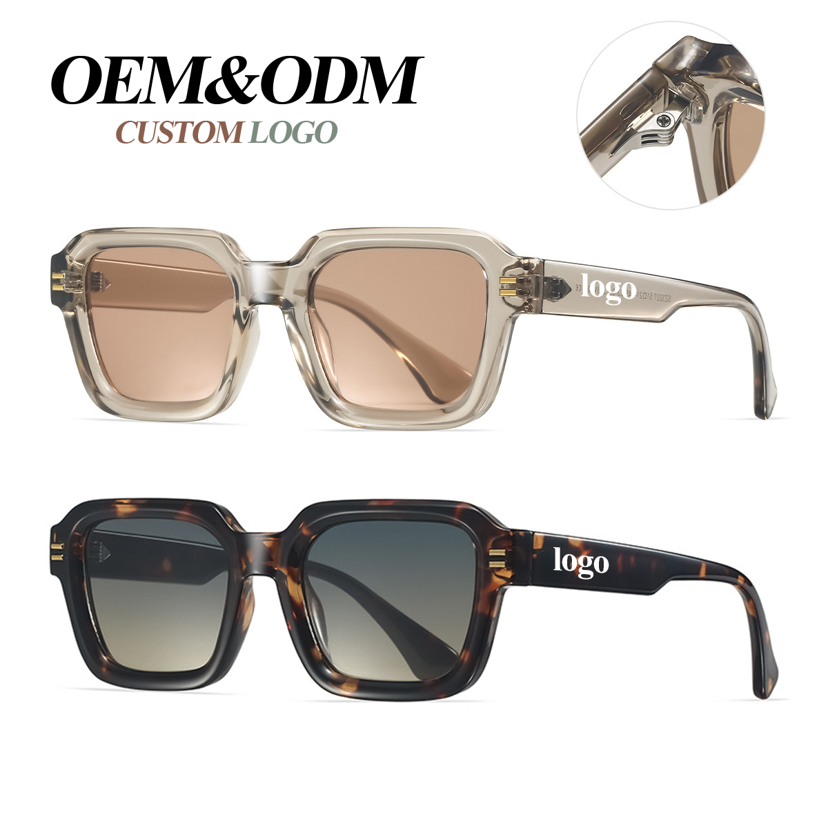 TR Square New Sunglasses Trendy High Quality Polarized Premium Unisex Bulk Designer Uv400 Luxury Ladies Sunglasses Women Vintage
