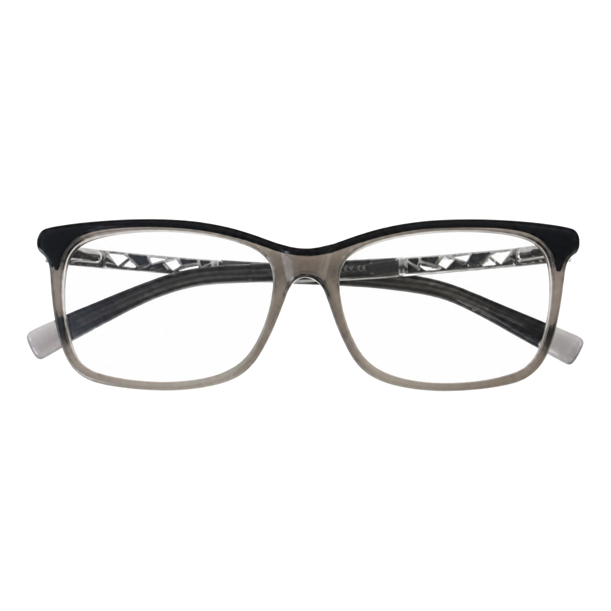 Fashion Gray Black Acetate Two-tone Square Eyeglass Frames Optical Frames Browlin Modern Unisex Eyewear Wholesale OEM LOGO