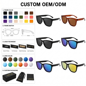 Factory Custom Logo Polarized Trendy Sunglasses