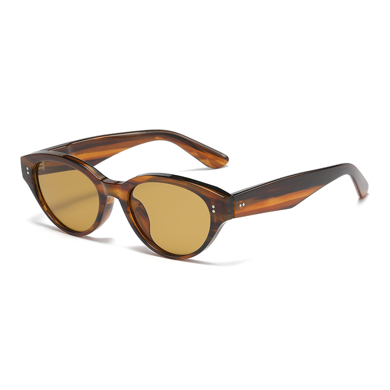2026 Vintage Retro Cat Eye Full Rim Unisex Lightweight UV380 PC Non Polarized Fashion Sunglasses Hip Hop Daily Party Wholesale