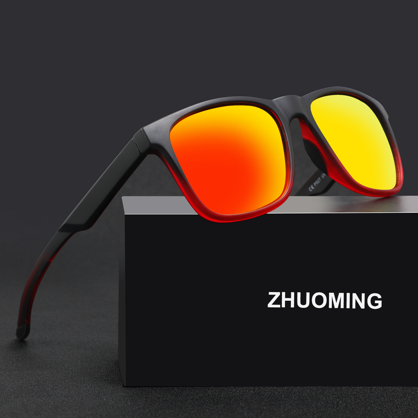 China Wholesale Custom Brand Logo Sport Sunglasses Men Polarized Lens Outdoor Shades Sun Glasses Casual Cycling Sunglasses Men