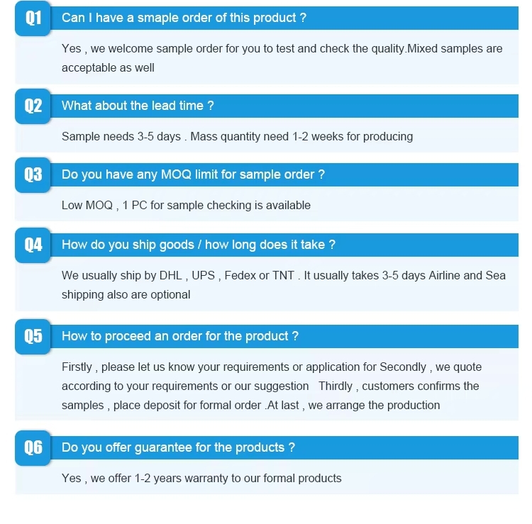 FAQ Overview