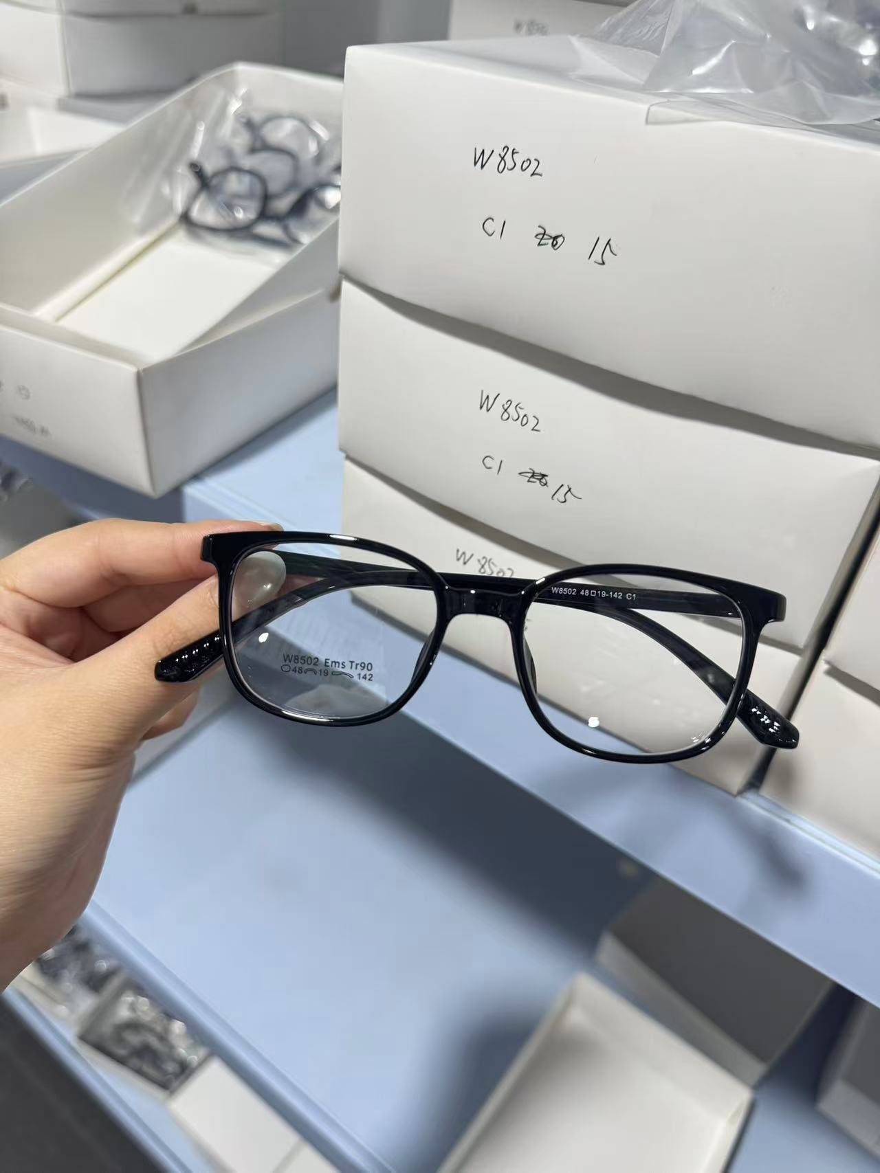 Competitive Wholesale Price TR90 Optical Glasses Frame Durable Basic Eyeglass Frame for Optical Store Retailer Supplier