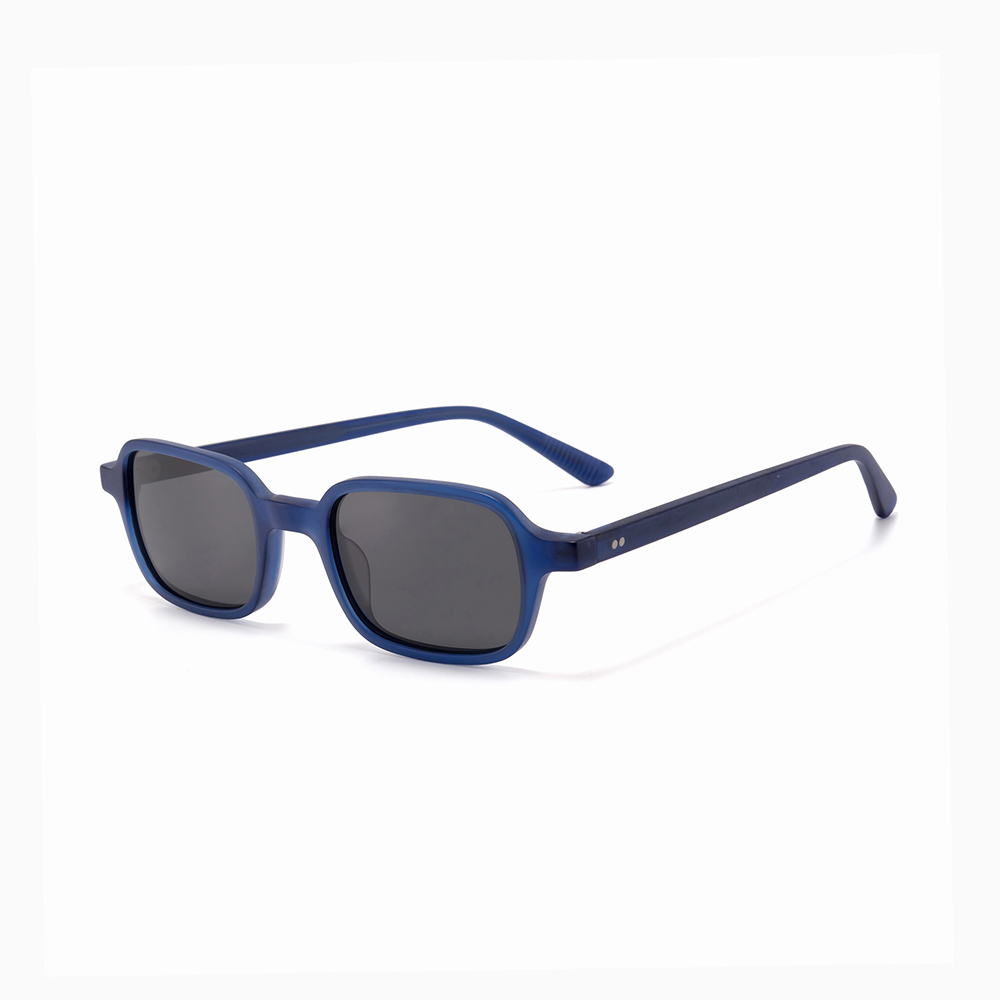 Vintage Acetate Sunglasses Retro Square Frame Tortoise Havana Handmade Italian UV400 Polarized Custom OEM Bulk Wholesale