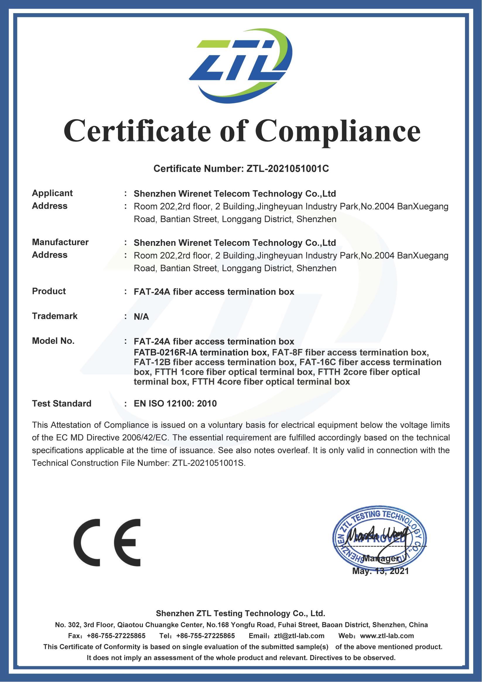 Certification 1