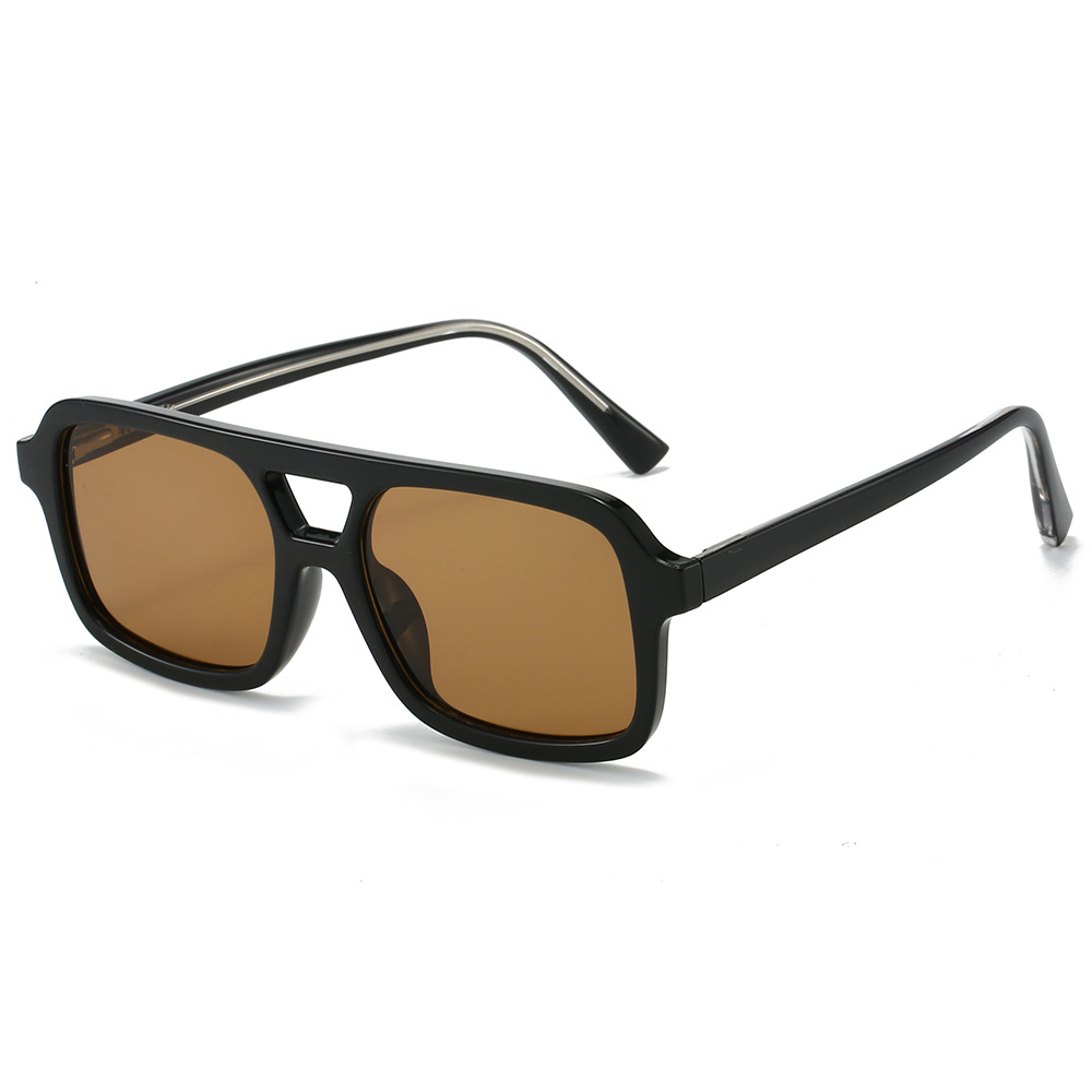 XY5038 Double Bridge Retro Vintage Aviation Eyewear High Quality CP Frame UV400 Sunglasses