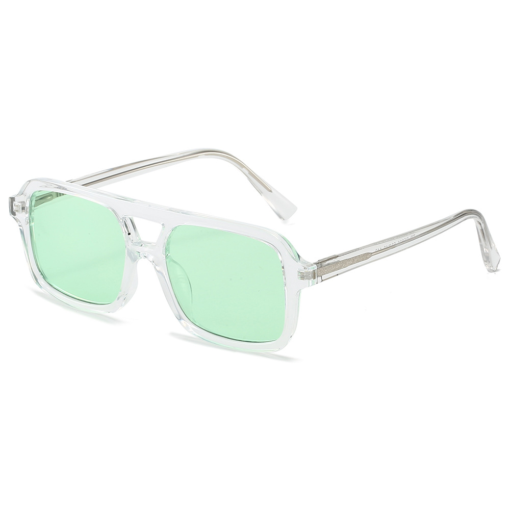 XY5038 Double Bridge Retro Vintage Aviation Eyewear High Quality CP Frame UV400 Sunglasses