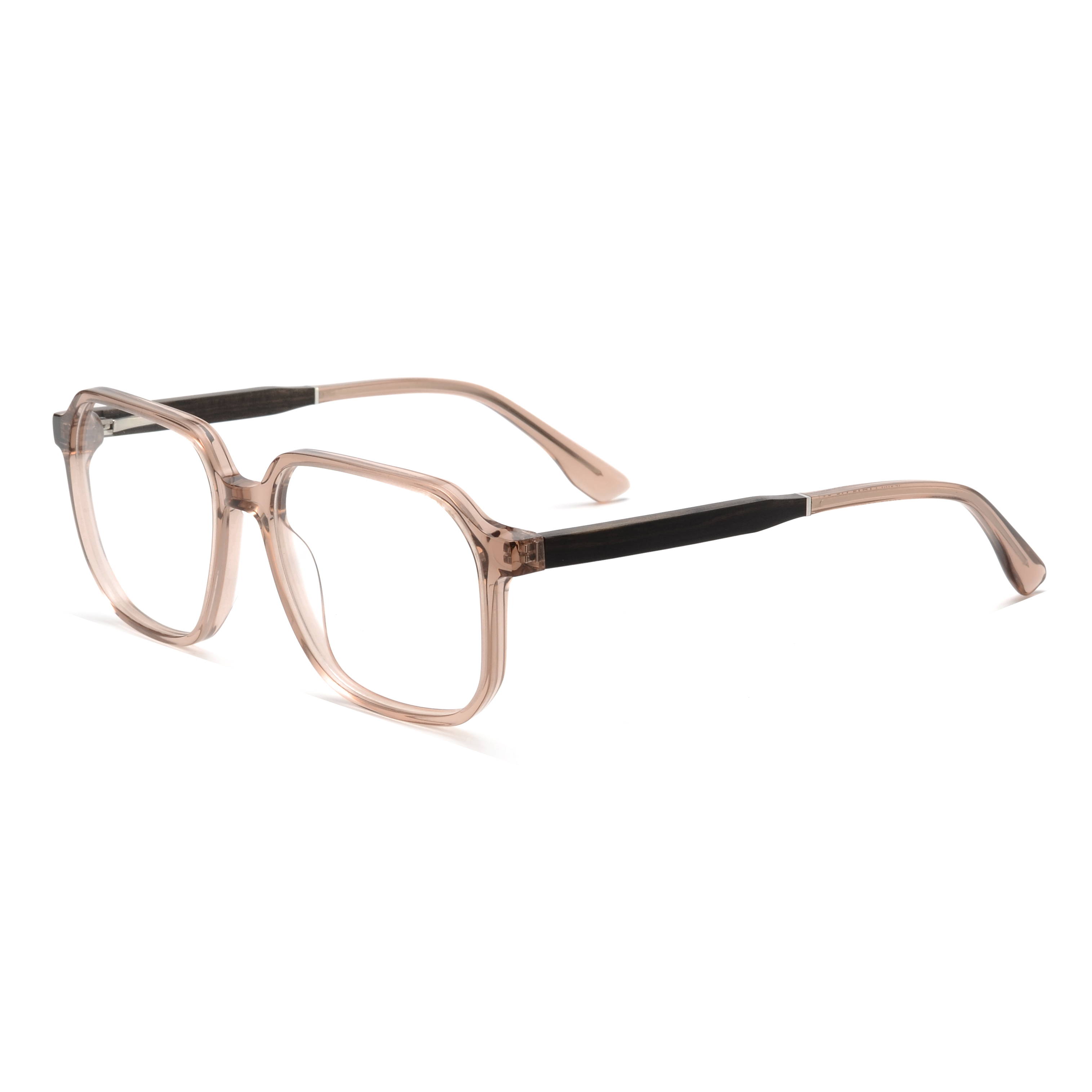 Low MOQ Pure Handmade Trendy Square Acetate Optical Frames Adults Factory Price