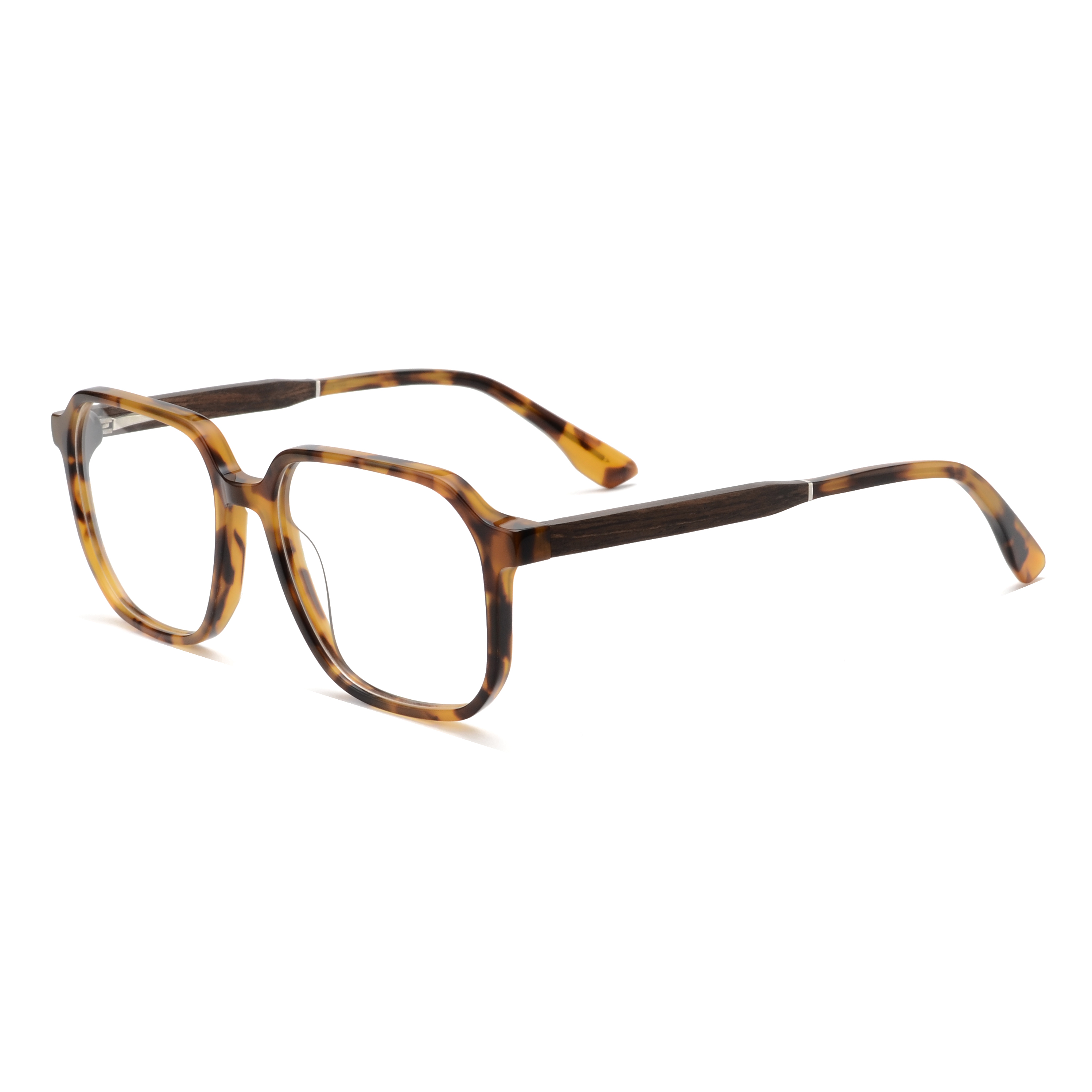 Low MOQ Pure Handmade Trendy Square Acetate Optical Frames Adults Factory Price