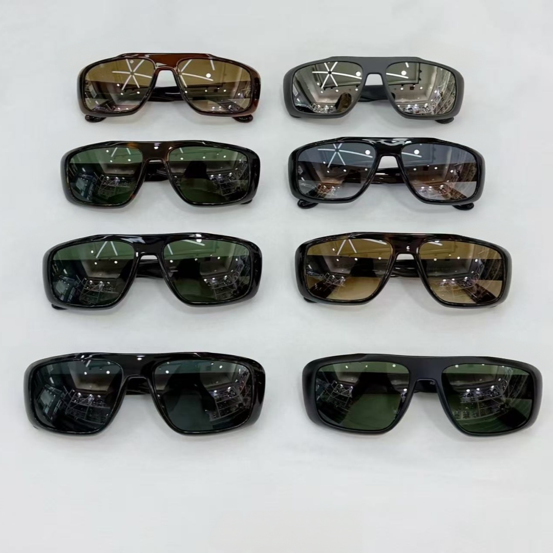 Wholesale High Quality Original Polarized Glass UV400 Full Rim Square Acetate Fashion Eyewear Men Women Luxury Sunglasses