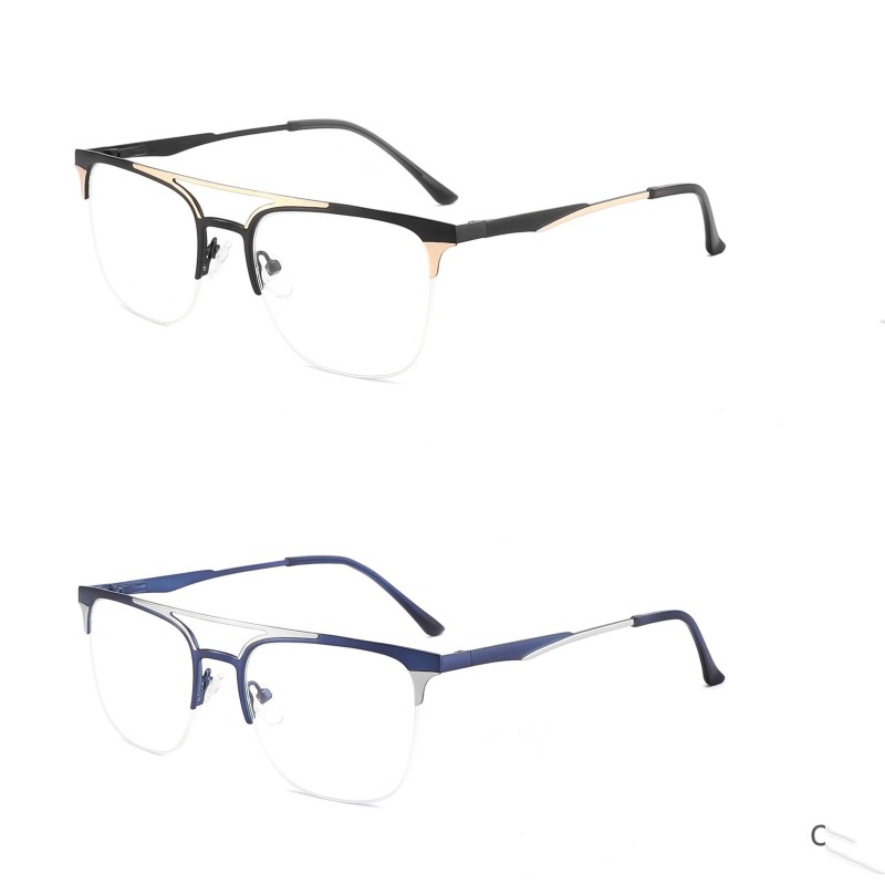 Best Selling Spectacle Wholesale Glass Frame Custom Classic Metal Eyeglass Frames for Men Women