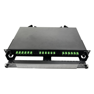 Versatile 1U Optical Rack Mounted Distributor Patch Panel