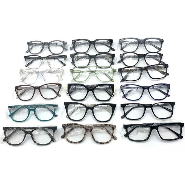 Wholesale High Quality Acetate Frame Glasses Overstock Multiple Styles &amp; Colors Spectacles Frames for men and women