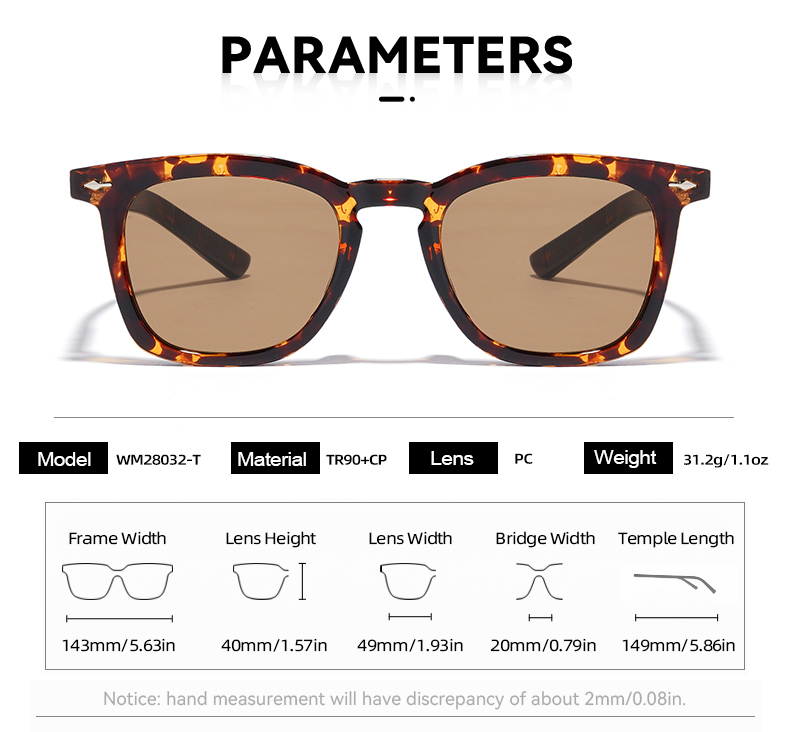 Unique High-quality Polarized TAC Lenses TR90 Frame Unisex Sunglasses for Adults Comfortable Lightweight % UV Protection