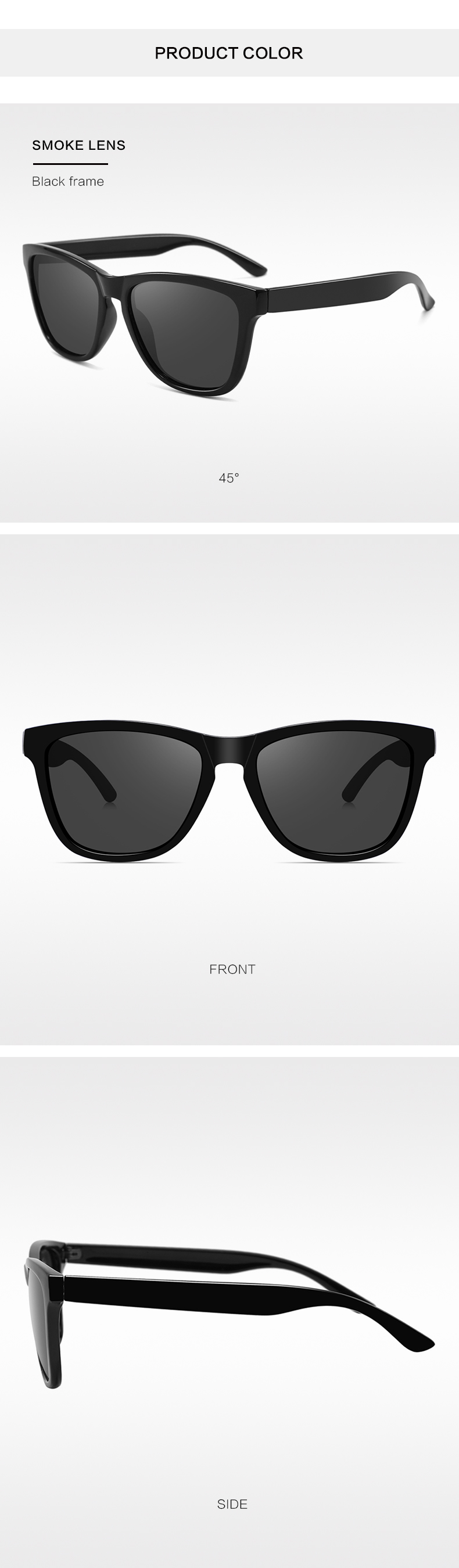 UV400 Rectangle Sunglasses View