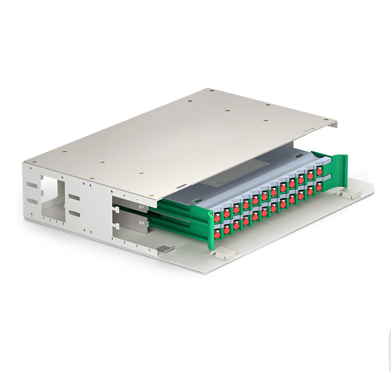 144 CORES 5G OPTICAL DISTRIBUTION FRAMES with SC/APC UNIT ODF JUNCTION TRAY FULL LOADED