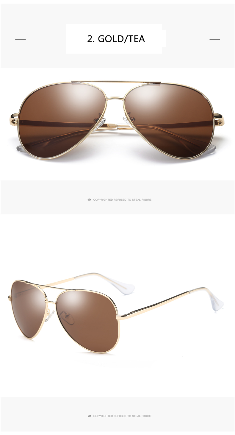 Wholesale Men and Women Classic Polarized Sunglasses Fashion Driving Sunglasses UV400 Custom Logo