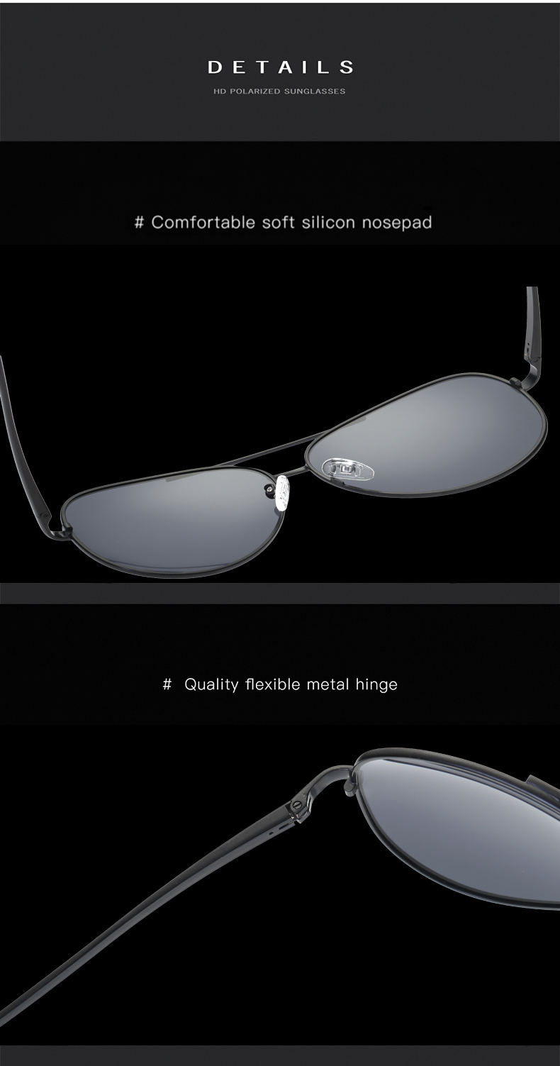 Wholesale Men and Women Classic Polarized Sunglasses Fashion Driving Sunglasses UV400 Custom Logo